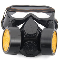 3M 6200 Half Face Respirator (Medium) | Reusable TPE Facepiece | Bayonet Connection | Works with 6001 Cartridges & P2/P3 Prefilters | Comfortable All‑Day Fit